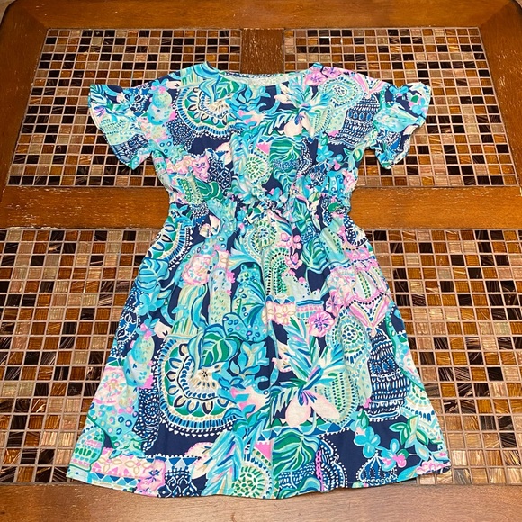 Lilly Pulitzer Looking Sharp Cat Print Dress - Picture 7 of 8